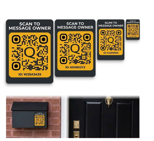 Doorbell Contact Tags (4 Size Multi-Pack)